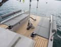 Few lines, clear structures: the sailors also sit comfortably when travelling. The backrests can be removed