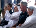 Russell Coutts mit den Gastgebern beim Emirates Dubai Sail Grand Prix.