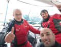 Fast and wet: the record-breaking crew with Alberto Riva, Jean Marre and Benjamin Schwartz