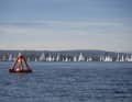 Regatta buoy at the "Eisernen".