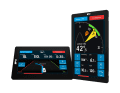 With the software update, the Alpha display also shows information from the autopilot