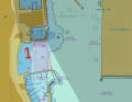 Anchorage zone 1: between the marina and the Real Club Nautico to the north