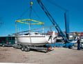Traversen eignen sich auch für kleinere Boote sehr gut