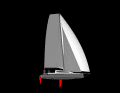 Le plan de voilure élevé et la surface de voile généreuse promettent des caractéristiques de navigation sportives.