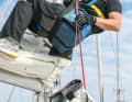Additional utensils can be pulled upwards using a bag on a line that is as long as the ascent height