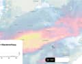 Niederschlag: Das Overlay des Regenradars zeigt zwei Stunden der Vergangenheit und 30 Minuten in die Zukunft