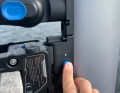 The motor and bracket can be separated at the touch of a button.