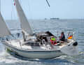 Full speed ahead: Even in force six winds on the IJsselmeer, the Etap is still very safe. This is also due to the sheltered cockpit