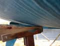 Wedges can shake loose during movement. It is better to attach them to the support
