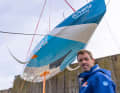 Exciting underwater lines with a narrow waterline and a more V-shaped frame at the front