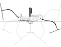America's Cup wings, here from the New Zealand Cup winner "Te Rehutai". The foils are constantly adjusted in their angle of attack for the ideal flying height, on average once a second!