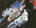 1982, "Midnight Sun": Baltic delivered the 80-footer at a time when maxis were made of aluminium