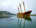 In Ocean Harbour strandete 1911 die „Bayard“.  Im selben Jahr lief die  „Europa“ vom Stapel