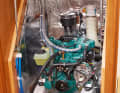 Bavaria Cruiser 33: The insulation of the machine is good, the noise levels are within a tolerable range