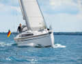 The standard Elvström sails are good, but the main could have more surface area and depth