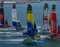 Die schnellste Liga des Segelsports ist am Wochenende zu Gast im Sydney Harbour.