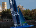 Das US-Team mit Steuermann Jimmy Spithill gewann die SailGP-Regatta vor Cádiz
