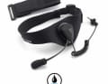 The BBTalking 3.0 Bluetooth headset is worn like a headband