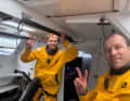 Favoritengrüße von Sam Goodchild und Lois Berrehar auf der Vendée-Globe-Siegerin "Macif Santé Prévoyance".