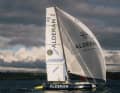 The Class40 "Alderan", with which Sasha Lanièce and Sanni Beucke are fighting for a place in the top 20 of the 35 crews still active. Seven have been eliminated.