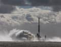 Giovedì, enormi masse d'acqua si sono accumulate a Le Havre durante la tempesta...