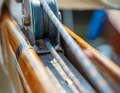 Function: The lower leech stretcher works in a groove in the tree, just like in the old days