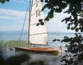 Boat from the rack: The farmer lengthened the boat by one metre to achieve the desired buoyancy, but the width remained the same.