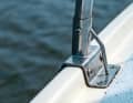 Solid: The railing supports are bolted into the hull and deck
