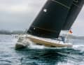... up to modern laminate sails ...