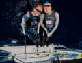 Zählen zu den Jüngsten im Team: die 49erFX-Seglerinnen Marla Bergmann und Hanna Wille (Mühlenberger Segel-Club)