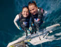 Rimangono fedeli a se stesse e allo sport olimpico 49erFX per almeno un'altra campagna: Marla Bergmann e Hanna Wille.