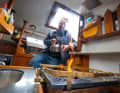 The cooker works with paraffin, which is available everywhere, says Willy Ker