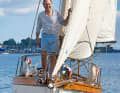 "As soon as I get to my boat, I'm in the here and now," says owner and designer Clemens Richter