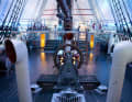 Back from the high latitudes, restored and conserved: the "Fram" in its modern roof-only museum house