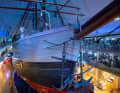 The "Fram" reached many milestones. The first goal was to cross the geographic North Pole