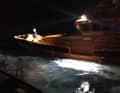 The rescue cruiser reaches the "Champagne"