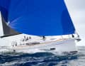 Des gènes sportifs. Sous gennaker, le bateau est très dynamique.