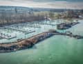 Der neue Hafen Münsterlingen liegt am westlichen Bodensee am Schweizer Ufer, unweit von Kreuzlingen und Konstanz.