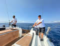 The advantages of the walkaround cockpit: barrier-free passageways and efficient work on the winches.