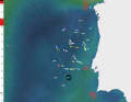 On the evening of 25 September, the tracking already clearly showed the mini-Transat fleet moving towards the coast.