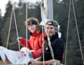 Strong sailing couple: Claudia and Jürgen Kirchberger