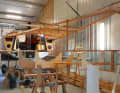 A new bow section was constructed with the help of the Mallen scaffolding and connected to the sanded hull