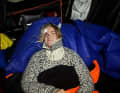 With a concussion and laceration on Sunday evening in the calmest possible position on board the "Malizia - Seaexploer": Rosalin Kuiper after her serious fall from her bunk
