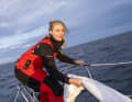 So dynamisch kennt man Rosalin Kuiper sonst im Ocean Race | Yann Riou/Team Malizia