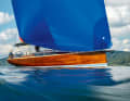 Made for Lake Constance. Clear, stretched lines, little freeboard and plenty of sail area