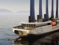 The aluminium wing rig with solar panels was developed by the Breton start-up Cormoran together with the Ship-ST design office.