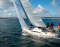 Sails trimmed flat as on this Winner 9 are a good preparation for a high gust potential