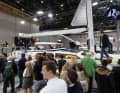 The new Hallberg-Rassy 69 was one of the crowd-pullers