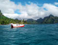 "When I reach the entrance to Torres Strait, the gloomy weather is over. The sky turns blue and the sea turquoise"
