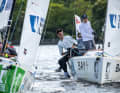 I sei volte vincitori del record del Norddeutscher Regatta Verein hanno navigato al terzo posto nella Wannsee